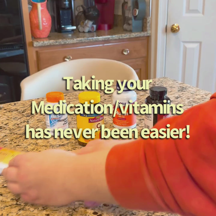 Large 7-Day Pill Case - Weekly Medicine Organizer with Spring Loaded Compartments - Easy open design for all levels of hand dexterity