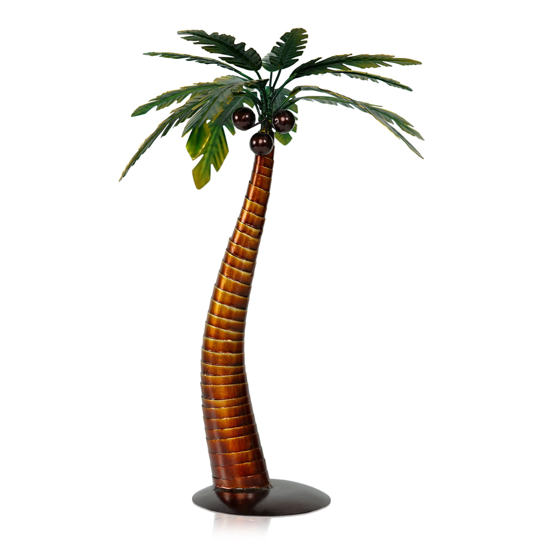 Metal Art Freestanding Home Décor (Coconut Tree)