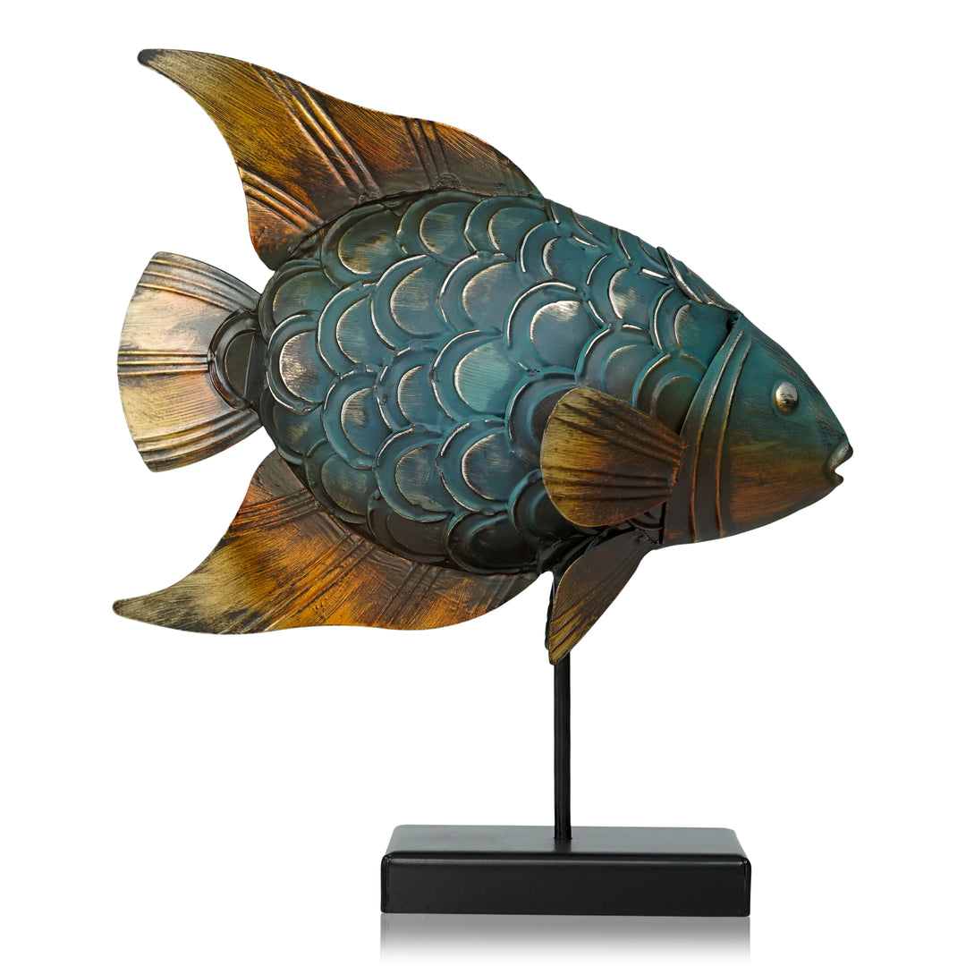 Metal Art Freestanding Home Décor (Fish)