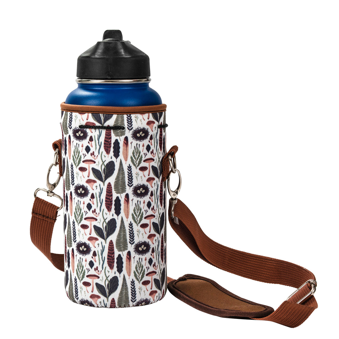 Made Easy Kit Neoprene Water Bottle Carrier Holder with Adjustable Shoulder Strap for Insulating & Carrying Water Container Canteen Flask Available in 5 Sizes