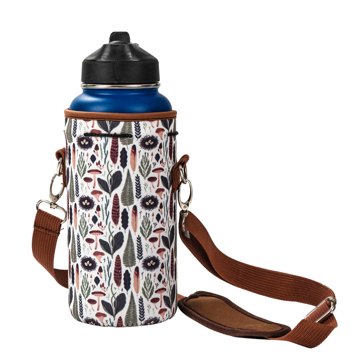 Made Easy Kit Neoprene Water Bottle Carrier Holder with Adjustable Shoulder Strap for Insulating & Carrying Water Container Canteen Flask Available in 5 Sizes