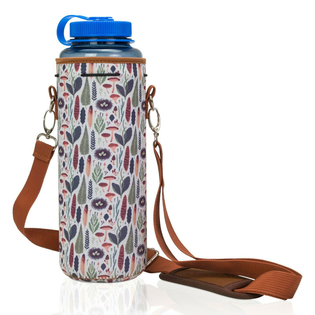 Made Easy Kit Neoprene Water Bottle Carrier Holder with Adjustable Shoulder Strap for Insulating & Carrying Water Container Canteen Flask Available in 5 Sizes