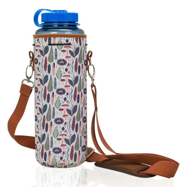 Made Easy Kit Neoprene Water Bottle Carrier Holder with Adjustable Shoulder Strap for Insulating & Carrying Water Container Canteen Flask Available in 5 Sizes