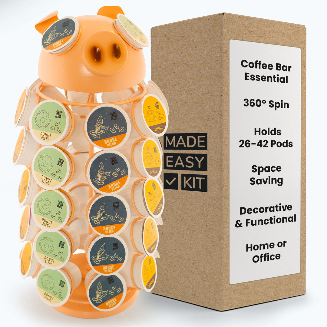 Carousel Keurig Coffee Pod Holder – “Pig”