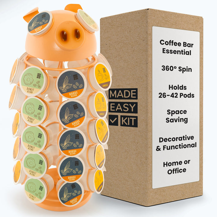 Carousel Keurig Coffee Pod Holder – “Pig”