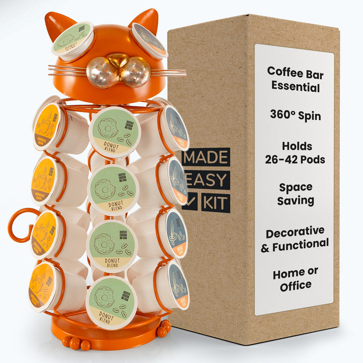 Carousel Keurig Coffee Pod Holder – “Cat”