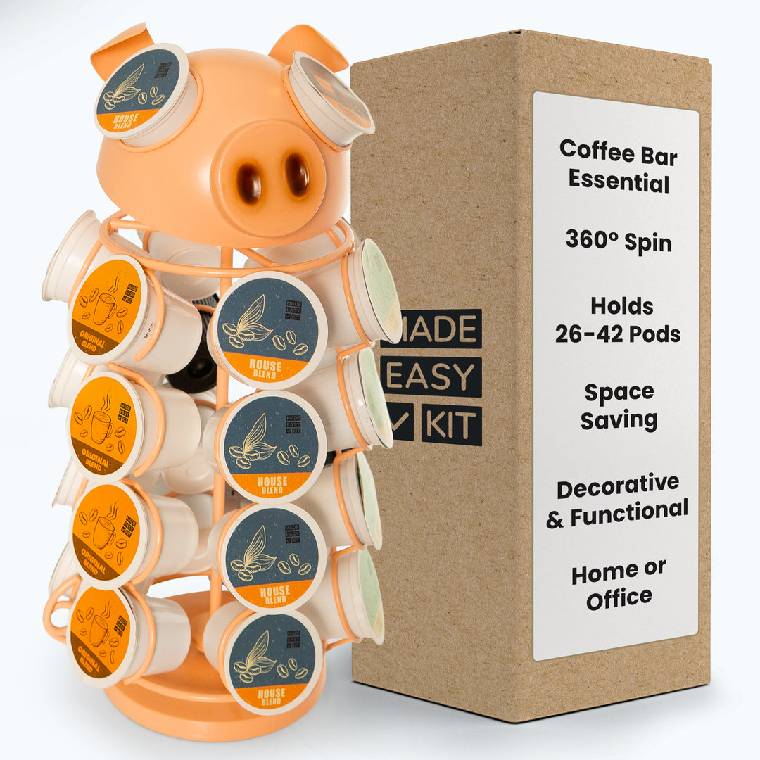 Carousel Keurig Coffee Pod Holder – “Pig”