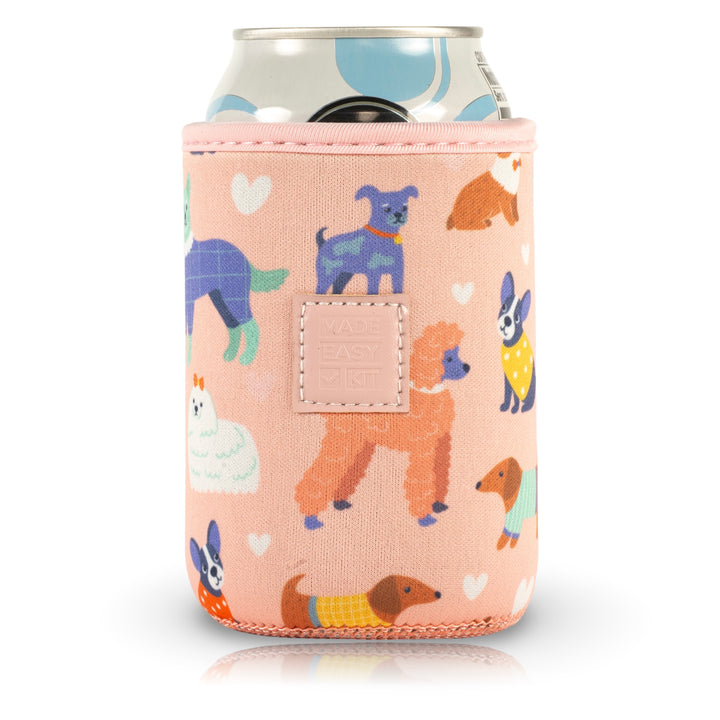 Made Easy Kit Neoprene Can Cooler Cover & Holder – Extra Thick 5mm Insulated Koozie for 12oz Cans | No Sweat, No Mess, Maximum Chill