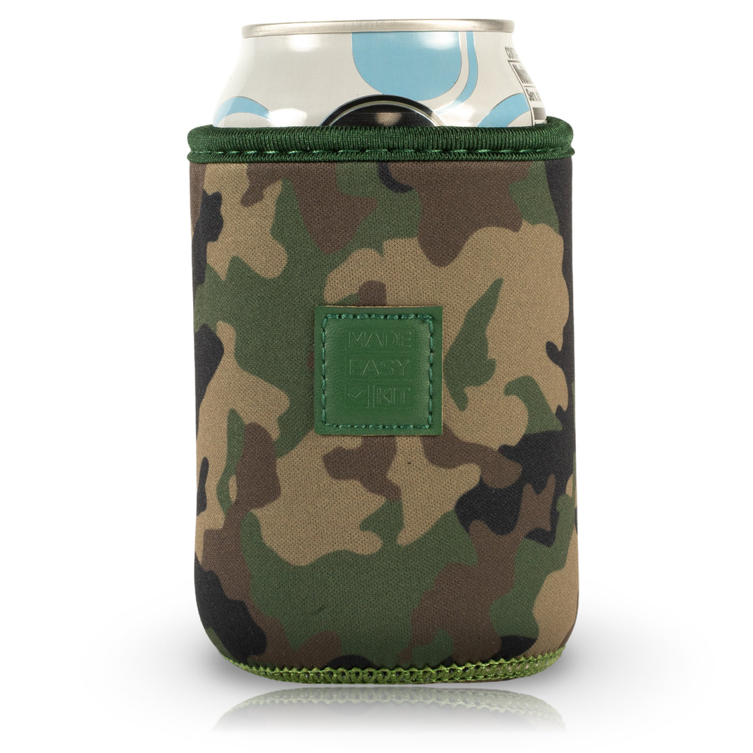 Made Easy Kit Neoprene Can Cooler Cover & Holder – Extra Thick 5mm Insulated Koozie for 12oz Cans | No Sweat, No Mess, Maximum Chill