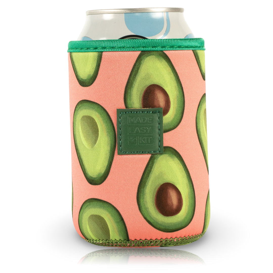 Made Easy Kit Neoprene Can Cooler Cover & Holder – Extra Thick 5mm Insulated Koozie for 12oz Cans | No Sweat, No Mess, Maximum Chill