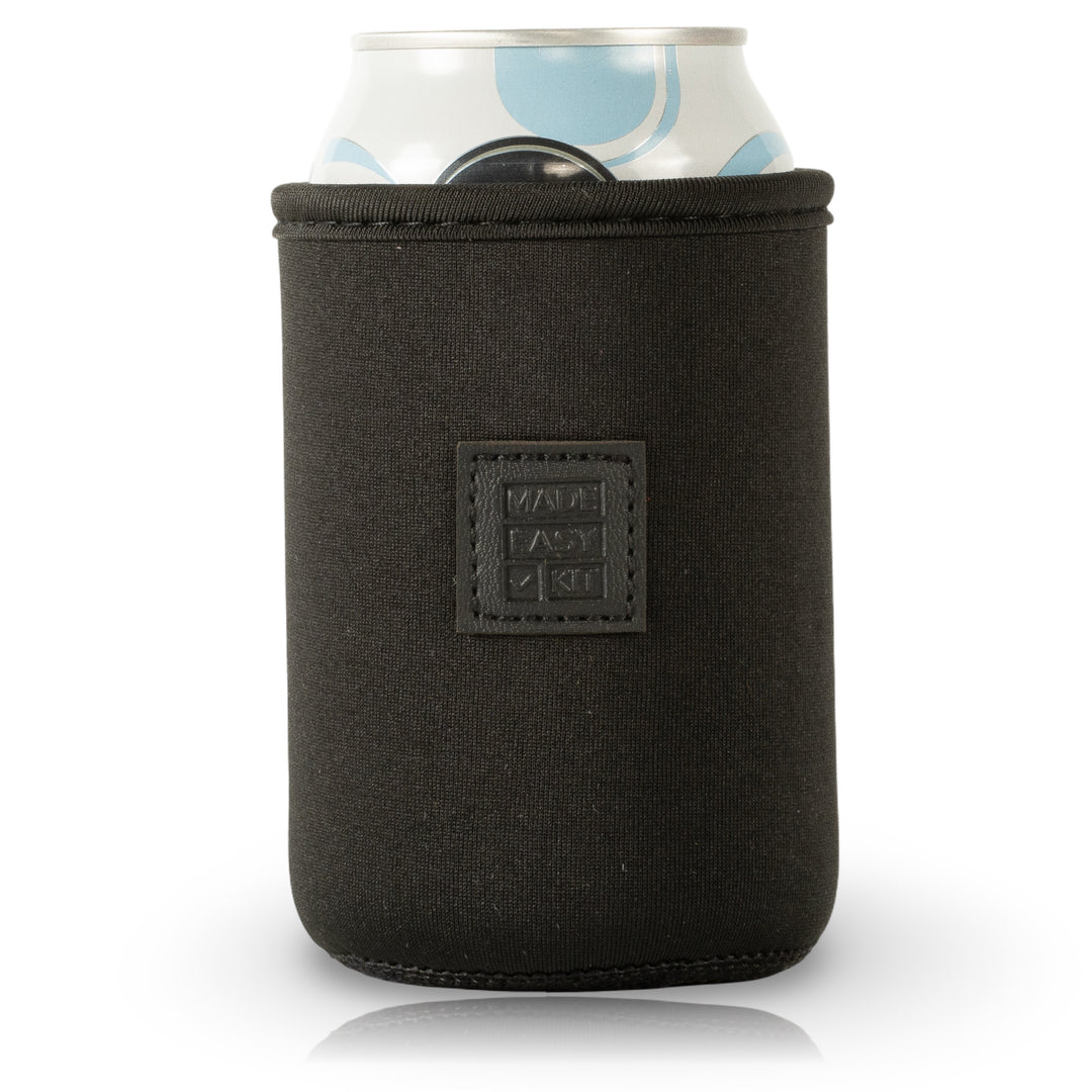 Made Easy Kit Neoprene Can Cooler Cover & Holder – Extra Thick 5mm Insulated Koozie for 12oz Cans | No Sweat, No Mess, Maximum Chill