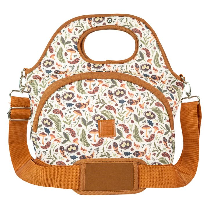 Made Easy Kit Large Insulated Lunch Tote Carrier for Women Men with Front Zipper Pocket, Soft Lightweight, Travel Ready with Padded Shoulder Strap and Magnetic Clasp Handle