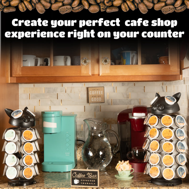 Carousel Keurig Coffee Pod Holder – “Cat”
