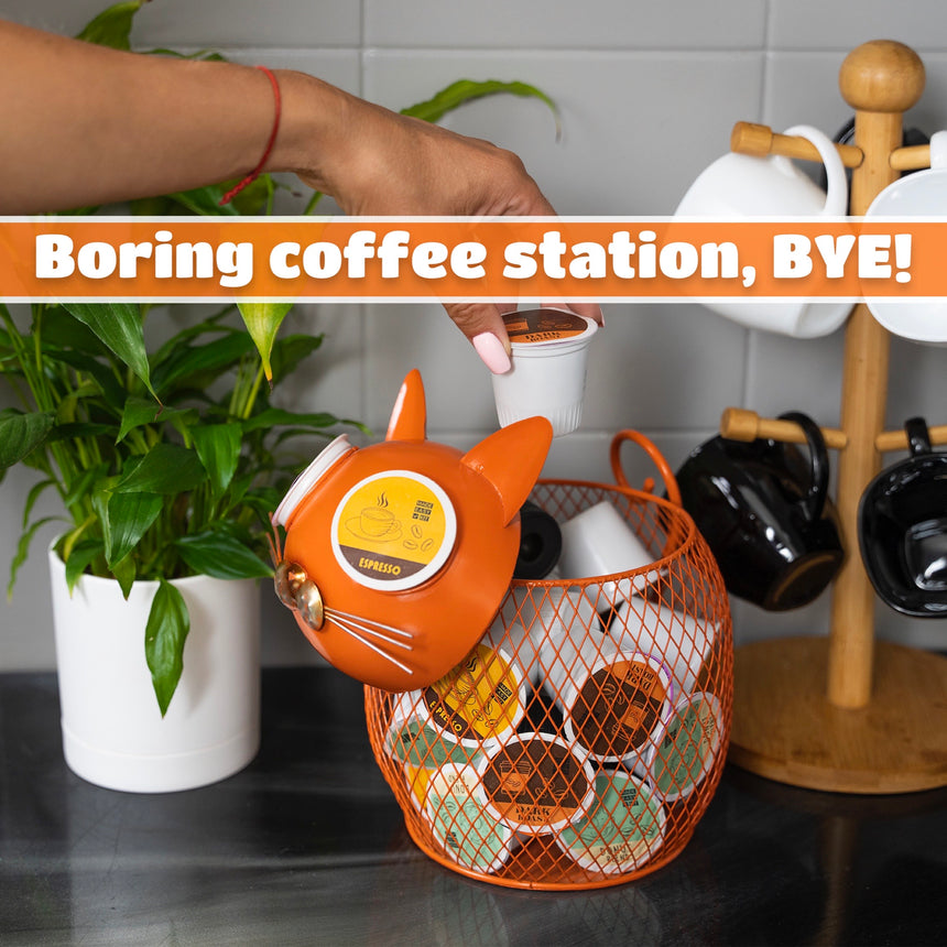 Made Easy Kit Coffee Pod Organizer - Home Coffee Bar Functional