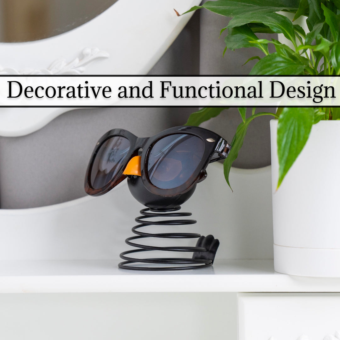 Made Easy Kit Owl Design Eyeglasses Holder Stand - Bobble Rack for Sunglasses and Specs - Fun Decorative Eyewear Spectacle Display