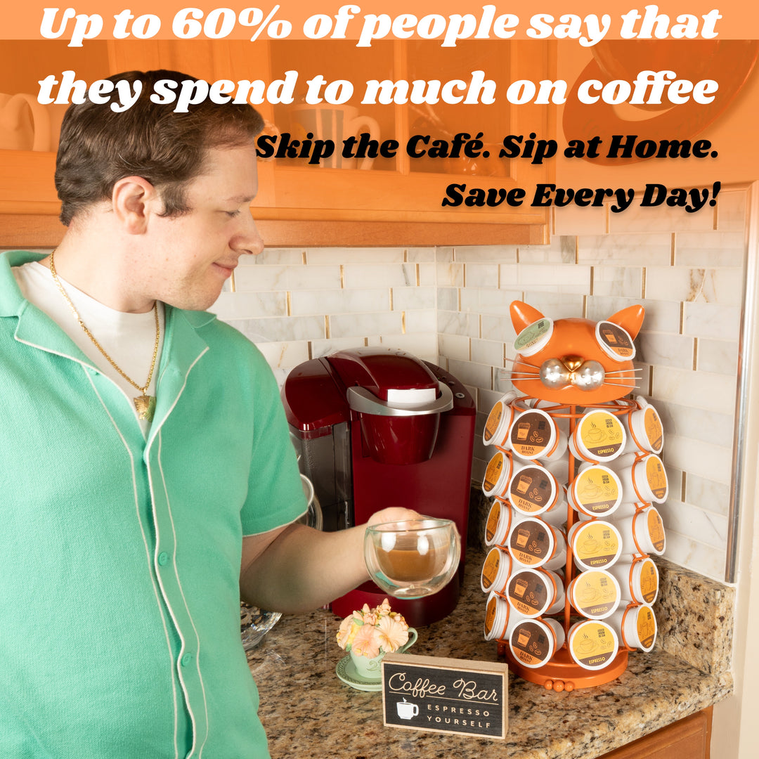 Carousel Keurig Coffee Pod Holder – “Cat”