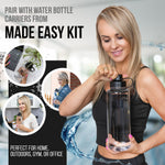 Tritan Plastic Water Bottle w/Wide & Narrow Lid 3