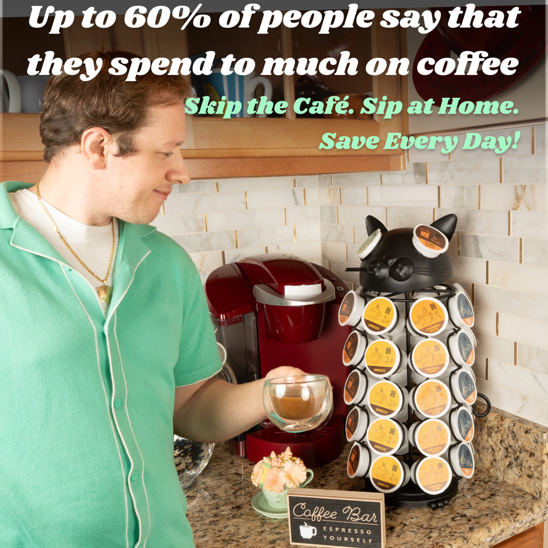 Carousel Keurig Coffee Pod Holder – “Cat”