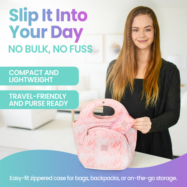 Made Easy Kit Nail Clipper Set – 7-Piece Portable Manicure & Grooming Kit with Stainless Steel Tools in Neoprene Case – Stay Organized, Purse-Friendly, Travel Essential for Women & Men