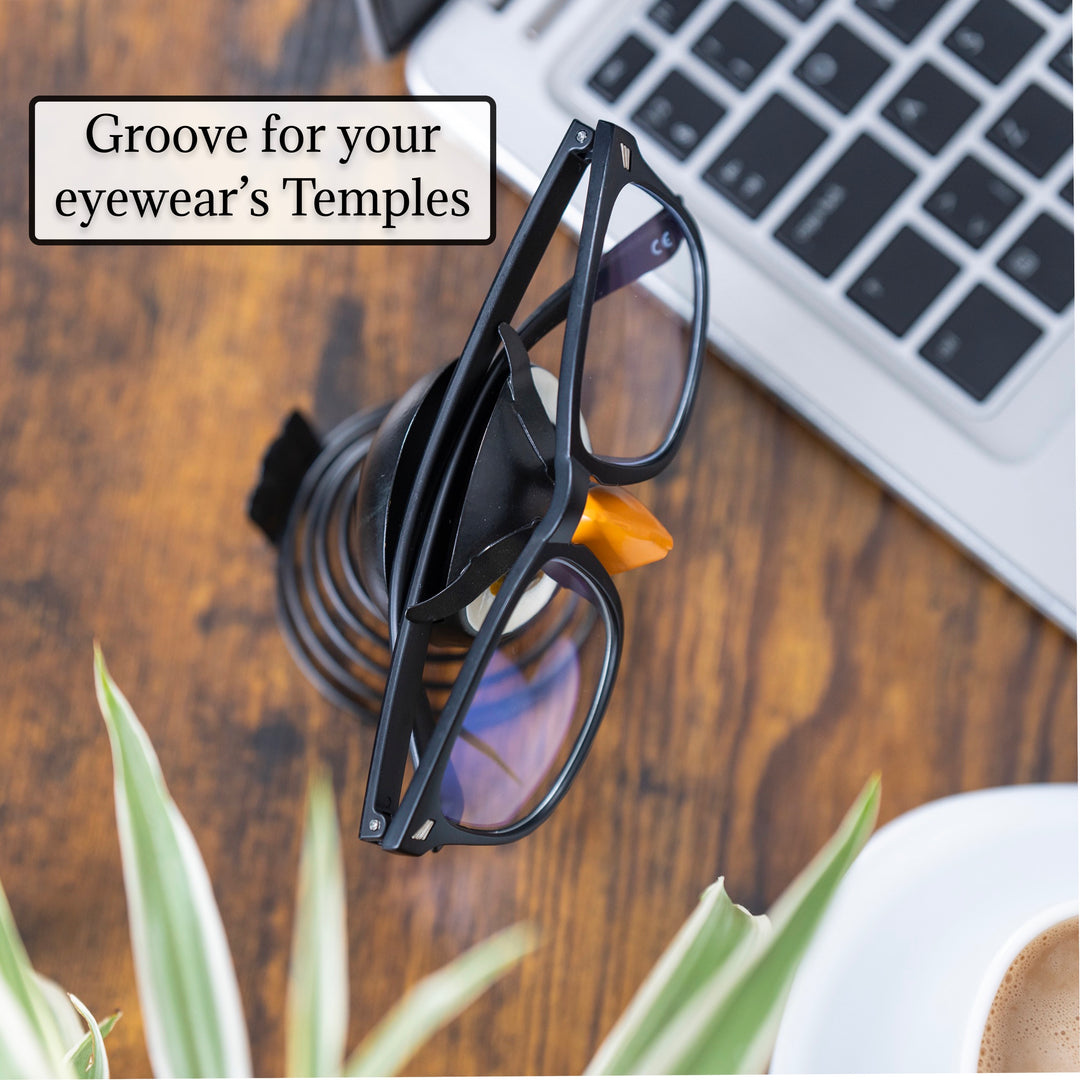Made Easy Kit Owl Design Eyeglasses Holder Stand - Bobble Rack for Sunglasses and Specs - Fun Decorative Eyewear Spectacle Display