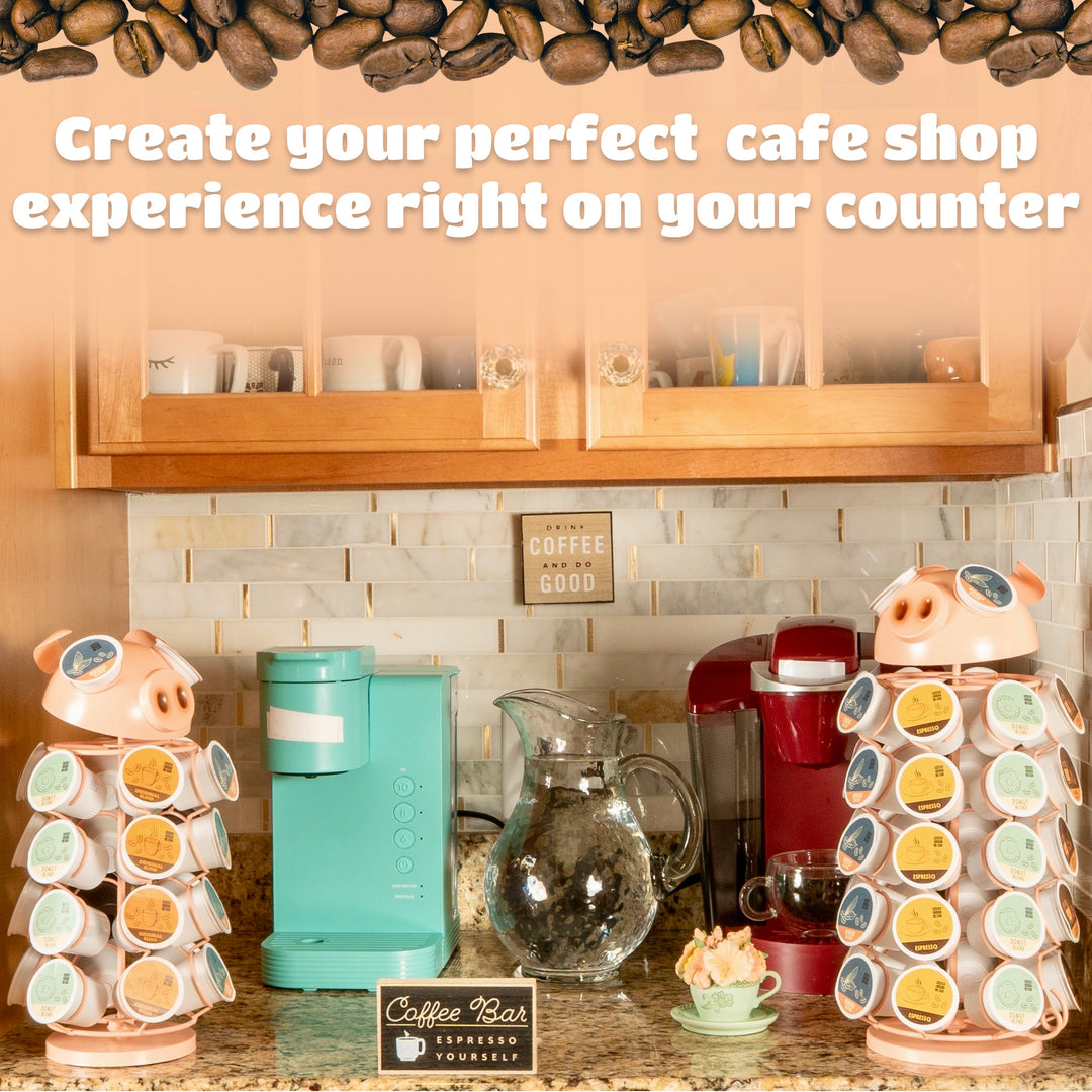 Carousel Keurig Coffee Pod Holder – “Pig”