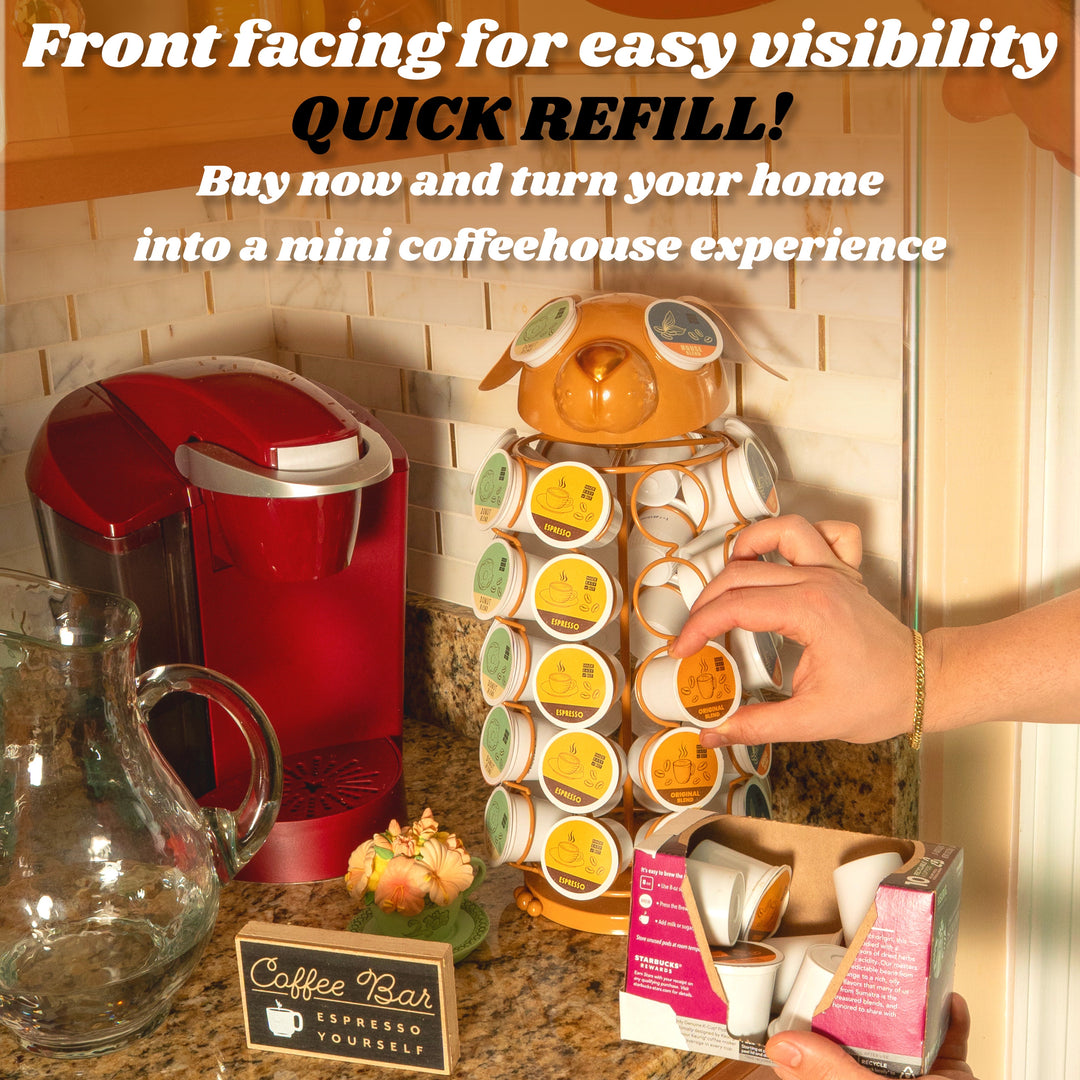 Carousel Keurig Coffee Pod Holder – “Dog”