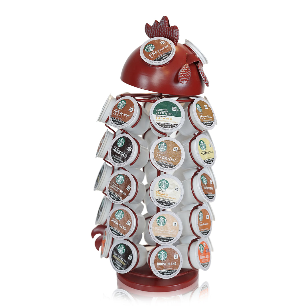 Carousel Keurig Coffee Pod Holder – “Rooster”