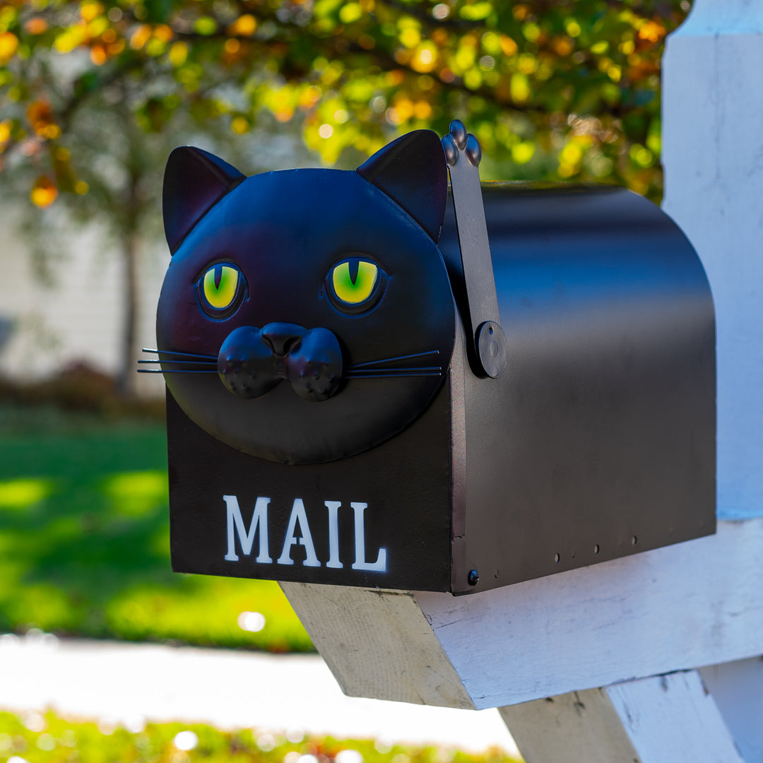 Made Easy Kit Metal Mailbox Animal Design with Mounting Bracket