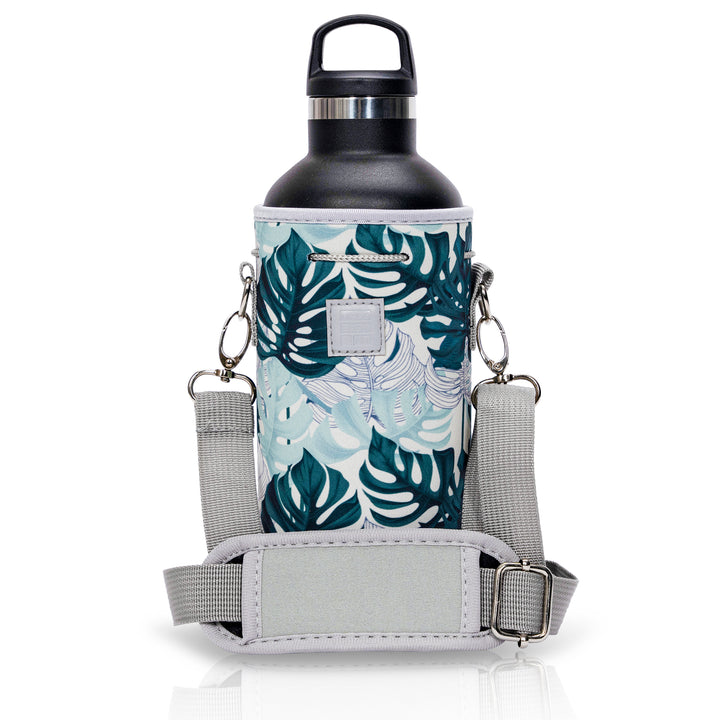 Made Easy Kit Neoprene Water Bottle Carrier Holder with Adjustable Shoulder Strap for Insulating & Carrying Water Container Canteen Flask Available in 5 Sizes