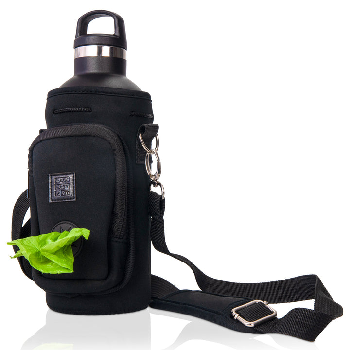 (V2 Model) Water Carrier with (DOG) Pocket and Optional Portable Collapsible Pet Bowl