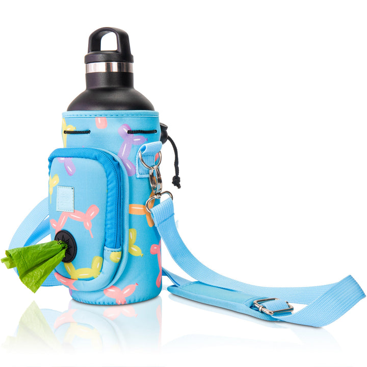 (V2 Model) Water Carrier with (DOG) Pocket and Optional Portable Collapsible Pet Bowl