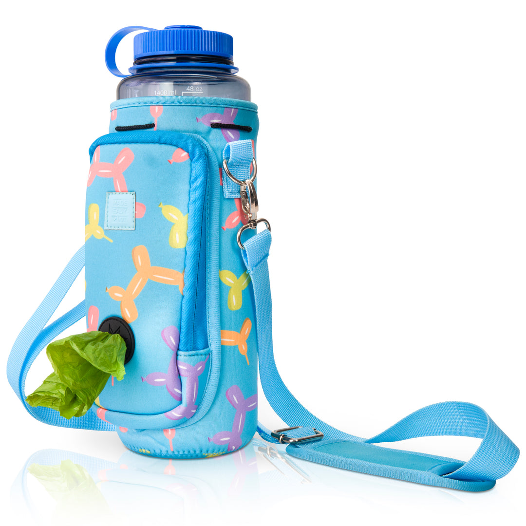 (V2 Model) Water Carrier with (DOG) Pocket and Optional Portable Collapsible Pet Bowl