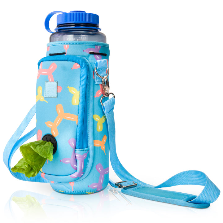 (V2 Model) Water Carrier with (DOG) Pocket and Optional Portable Collapsible Pet Bowl