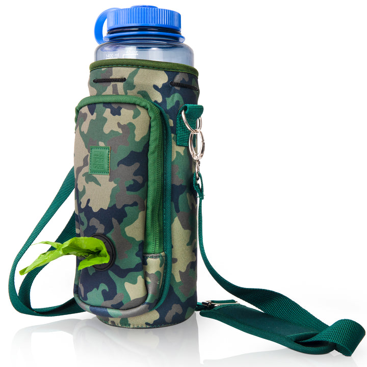 (V2 Model) Water Carrier with (DOG) Pocket and Optional Portable Collapsible Pet Bowl