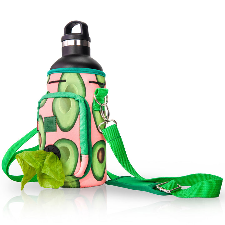 (V2 Model) Water Carrier with (DOG) Pocket and Optional Portable Collapsible Pet Bowl