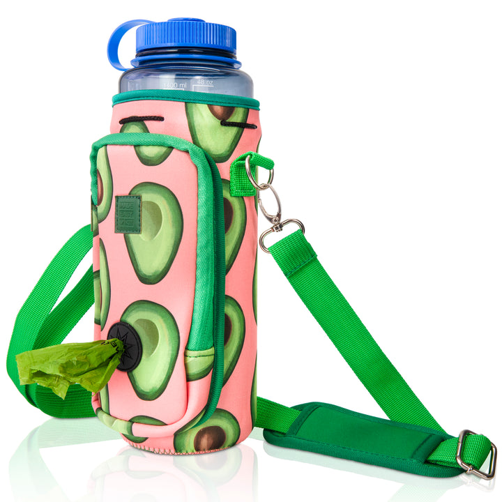 (V2 Model) Water Carrier with (DOG) Pocket and Optional Portable Collapsible Pet Bowl