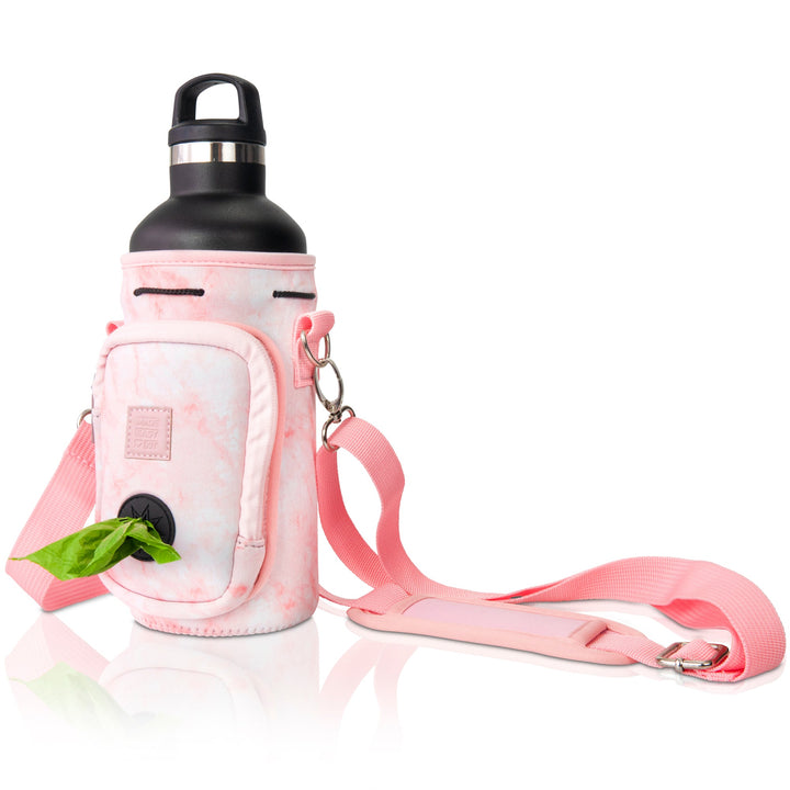 (V2 Model) Water Carrier with (DOG) Pocket and Optional Portable Collapsible Pet Bowl