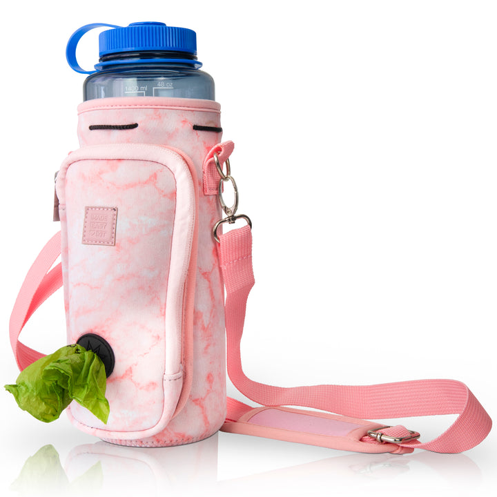 (V2 Model) Water Carrier with (DOG) Pocket and Optional Portable Collapsible Pet Bowl