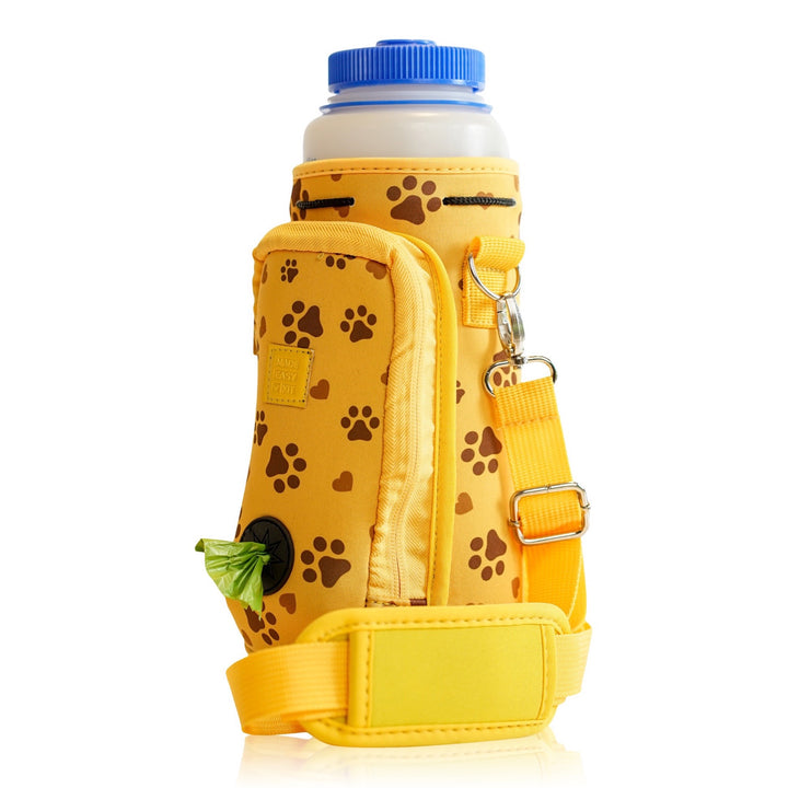 (V2 Model) Water Carrier with (DOG) Pocket and Optional Portable Collapsible Pet Bowl