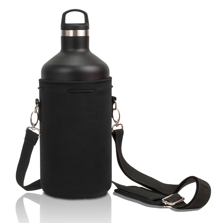 Made Easy Kit Water Bottle Carrier Neoprene Holder with Adjustable Padded Shoulder Strap
