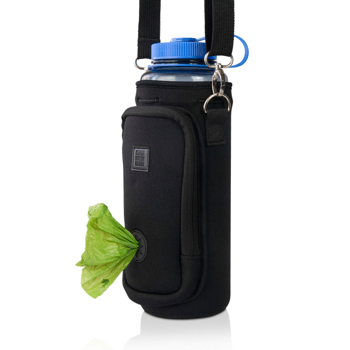 (V2 Model) Water Carrier with (DOG) Pocket and Optional Portable Collapsible Pet Bowl