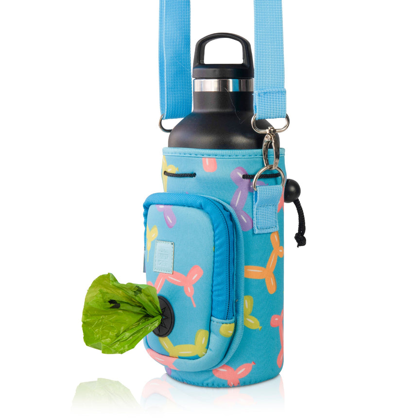 (V2 Model) Water Carrier with (DOG) Pocket and Optional Portable Collapsible Pet Bowl