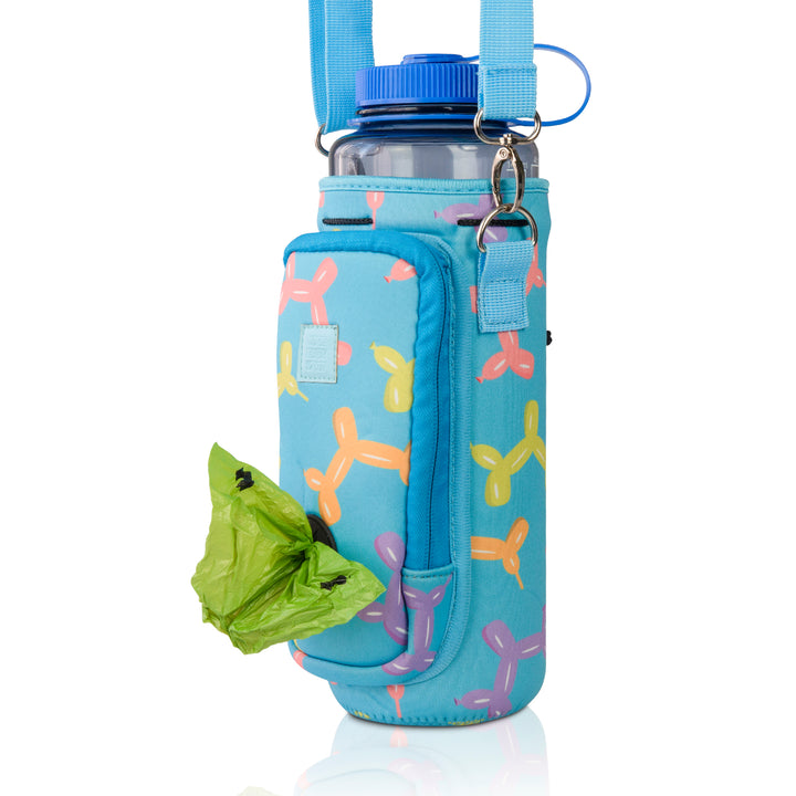 (V2 Model) Water Carrier with (DOG) Pocket and Optional Portable Collapsible Pet Bowl