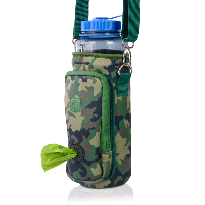 (V2 Model) Water Carrier with (DOG) Pocket and Optional Portable Collapsible Pet Bowl