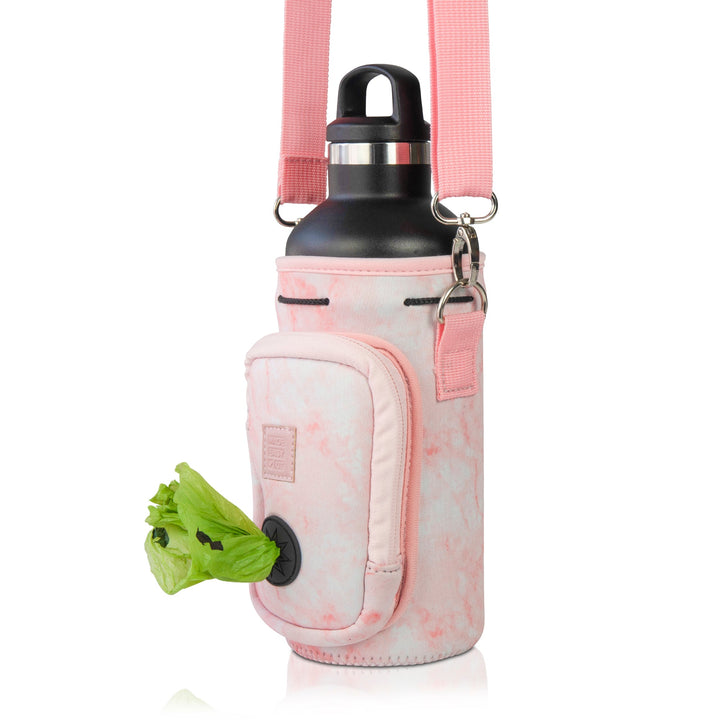 (V2 Model) Water Carrier with (DOG) Pocket and Optional Portable Collapsible Pet Bowl