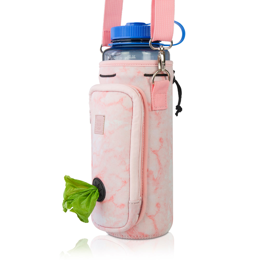 (V2 Model) Water Carrier with (DOG) Pocket and Optional Portable Collapsible Pet Bowl