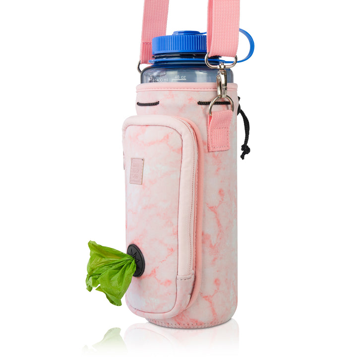 (V2 Model) Water Carrier with (DOG) Pocket and Optional Portable Collapsible Pet Bowl