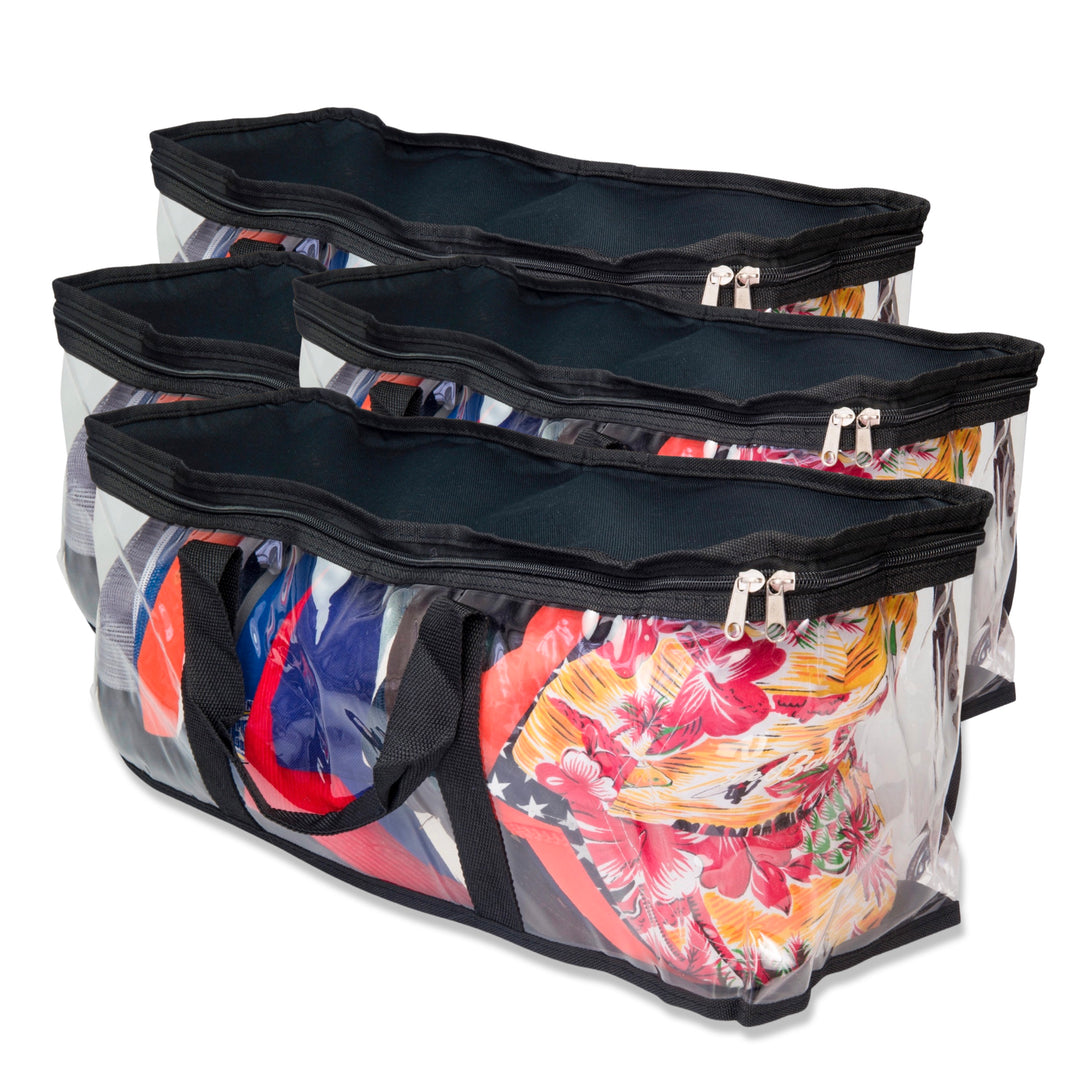 Storage Bag Organizer for Hats and Sport Caps, Carrying Case Keeps your Headgear Dust and Moisture Free
