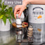 Made Easy Kit Salt and Pepper Couple Glass Shaker Set and Rack - Includes 2 Spice Jars