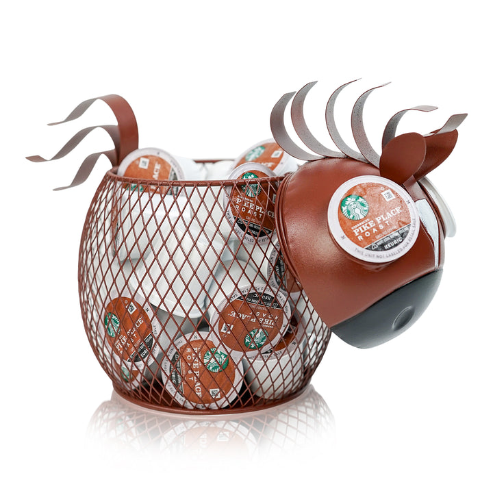 Made Easy Kit Coffee Pod Organizer - Home Coffee Bar Functional Décor - Café Station Countertop Storage Accessories